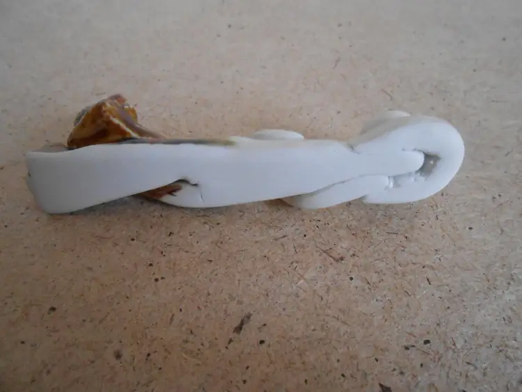 Set of 2 Ceramic Men Knife and Eating Utensil Rests