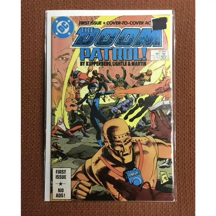 Doom Patrol 1st reissue 1987 bagged boarded new not graded