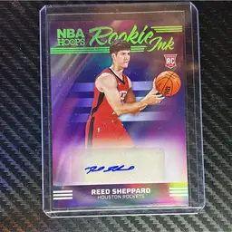 2024-25 NBA Hoops Rookie Ink Reed Sheppard