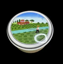 Germany 🇩🇪 Villeroy And Boch Small Laplau Trinket Box