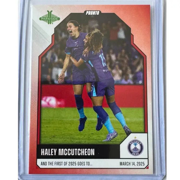 Haley McCutcheon 2025 Parkside Pronto Red /5 Orlando Pride #2