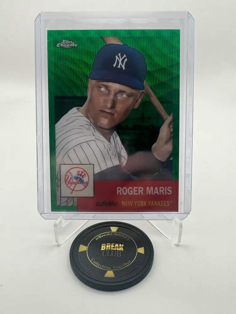 Roger Maris 35/99 Green Wave 2022 Topps Platinum Anniversary- New York Yankees