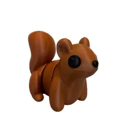 3D Printed Mini Squirrel Fidget 2 1/2 X 1