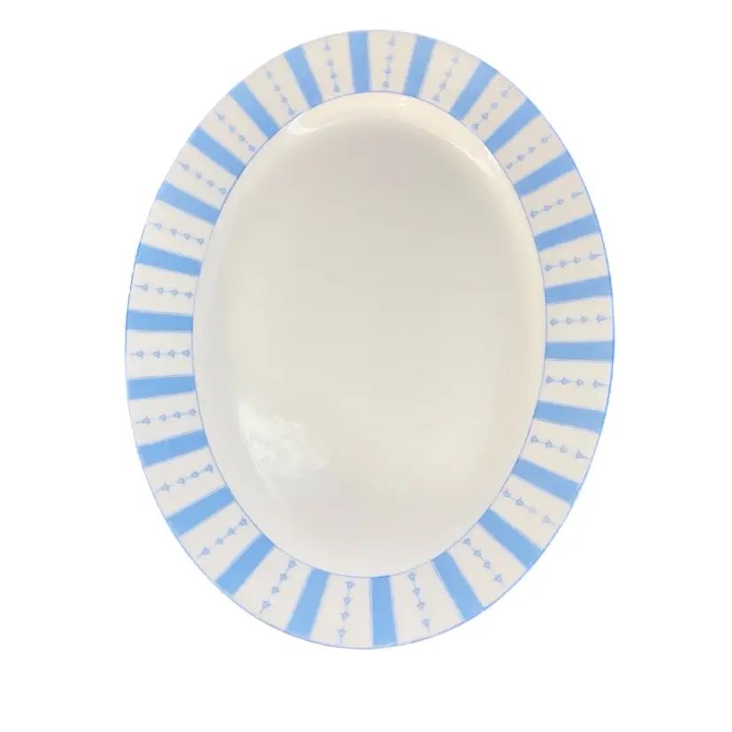 Vintage Serving Platter Plate The Yale Pattern By Noritake Hand Painted Nippon Japan