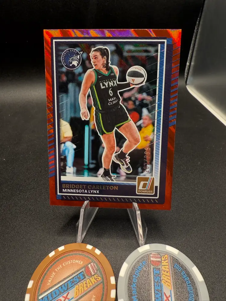 Bridget Carleton Parallel #/399 2025 Donruss WNBA Minnesota Lynx