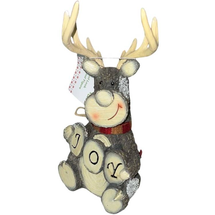 Publix Christmas Moose Figurine  8.25” NWT