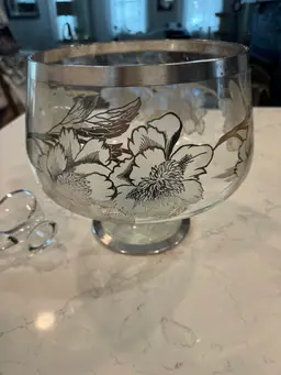 Glass Punch Bowl