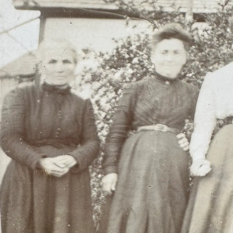 Antique “Say It Louder For The Guy In The Back” RPPC Family Photo Postcard 1908