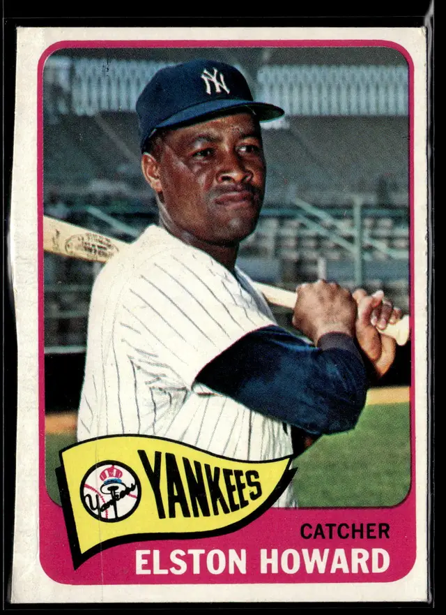 #102 Elston Howard 1965 Topps #450 *LIVE AUCTION*