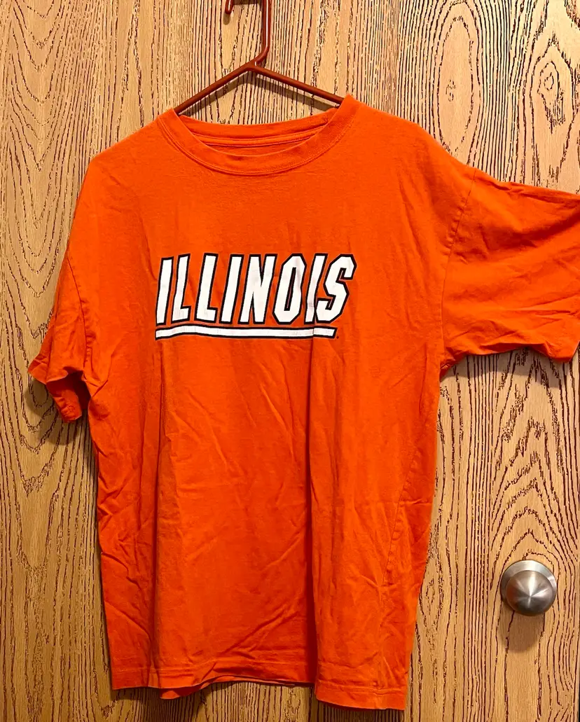 Vintage Very Soft Red Oak Illinois Tshirt University Of Illinois Medium