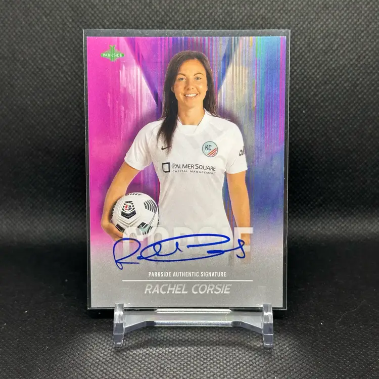 Rachel Corsie Auto Blue Ink /250 Kansas City Current - 2021 Parkside Signature Series