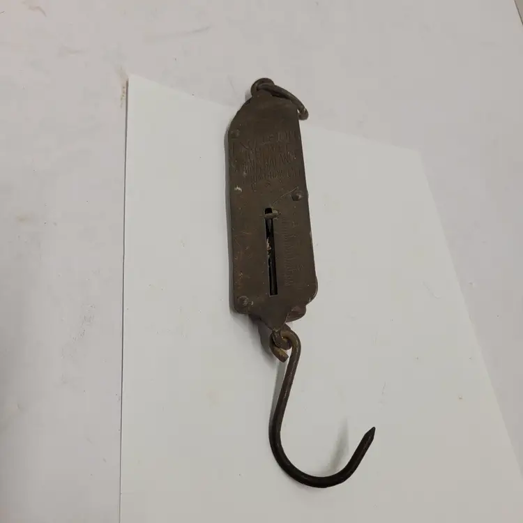 Antique Hanging Scale 50LBS Excelsior Improved Spring Balance Sargent & Co USA