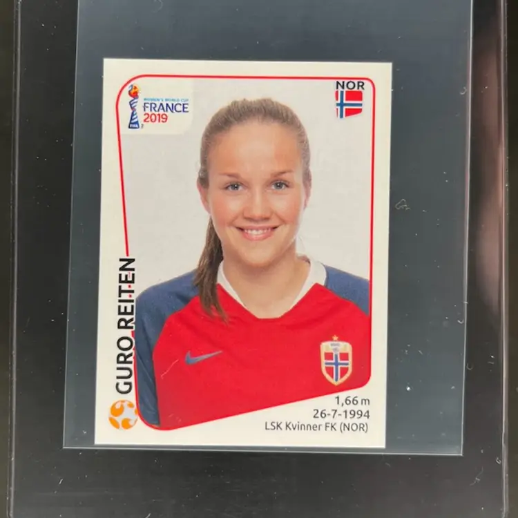 Guro Reiten 2019 Panini Women’s World Cup Sticker Norway Soccer Card