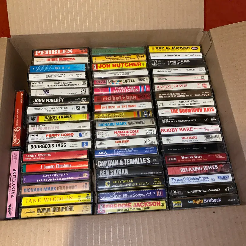 56 Used Cassette Tapes
