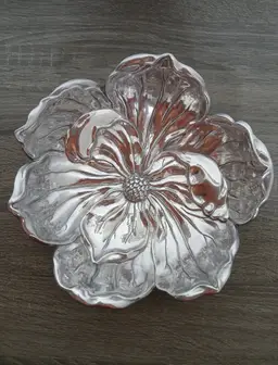 Arthur Court 2008 Magnolia Flower Serving Bowl Fruit Bowl 10.25"