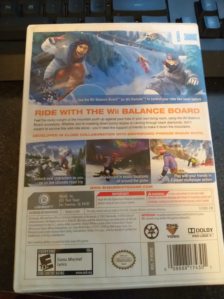 Shaun White Snowboarding