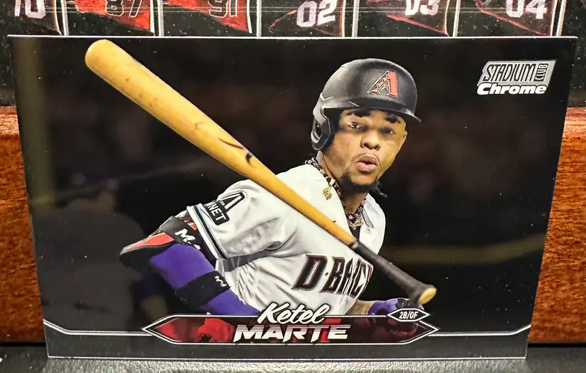 Ketel Marte 2024 Stadium Club Chrome 24 Arizona Diamondbacks