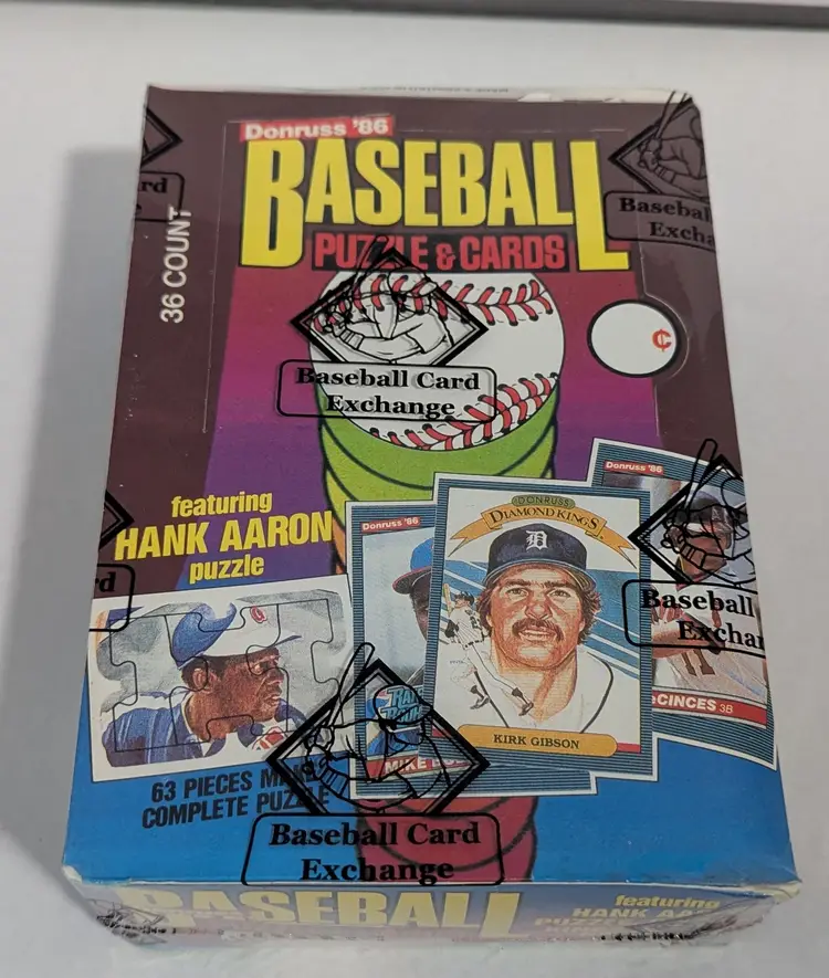 Bziddy's Pack Shop: 1986 Donruss Baseball (BBCE/FASC)