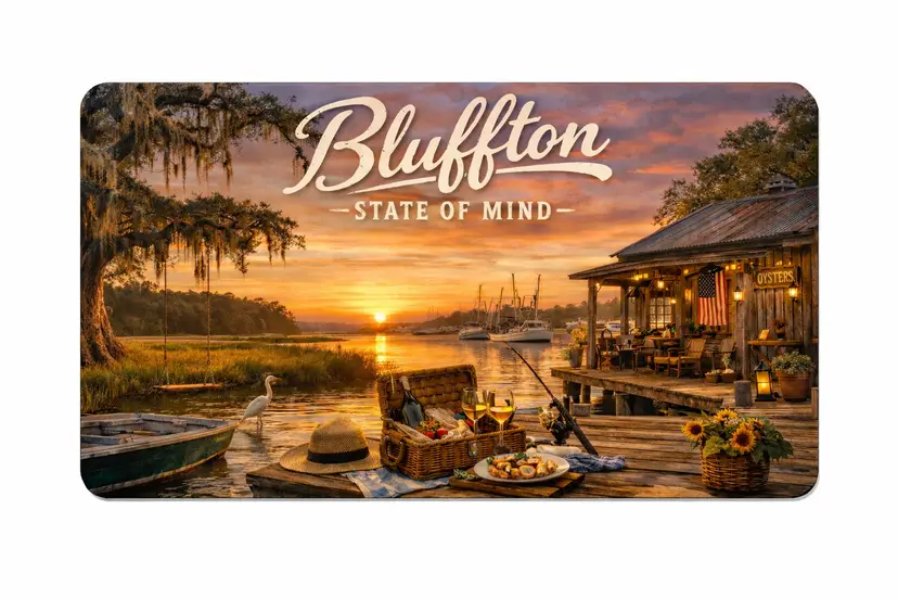 Bluffton License Plate