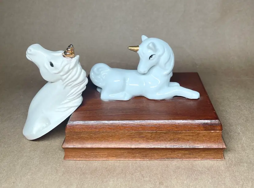 Unicorn Trinket Card Box, Plus Unicorn Wall Hanging