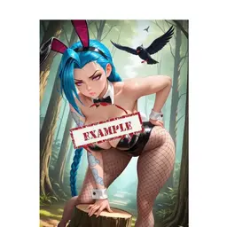 JINX WAIFUZ 4X6 PHOTO PRINT COLLECTIBLES BRAND NEW FRESH PRINT