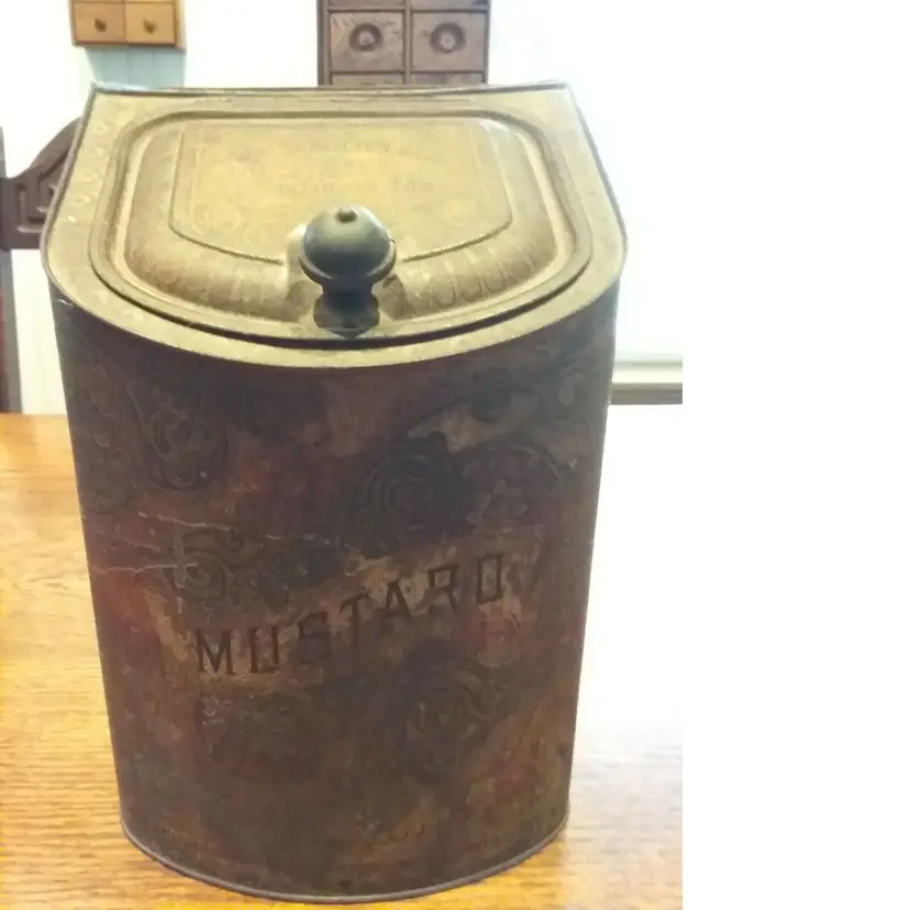 Vintage Country Store Mustard Tin