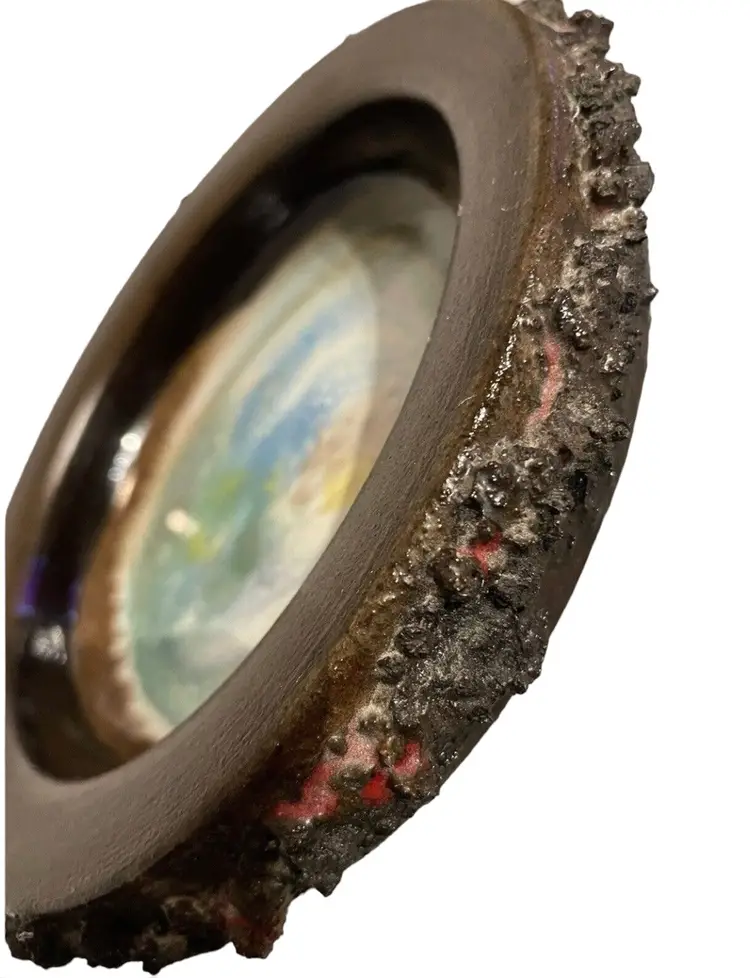 GLIT Art Pottery, ‘Fat Lava' Ceramic Dish / Bowl / Ashtray / Trinkets