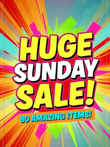 80 FANTASTIC ITEMS FOR SALE!