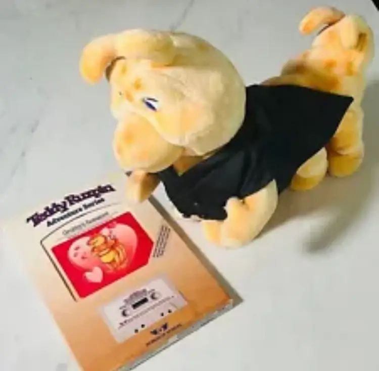 1985 Grubby Caterpillar - Friend of Teddy Ruxpin + New Cassette Grubby’s Romance