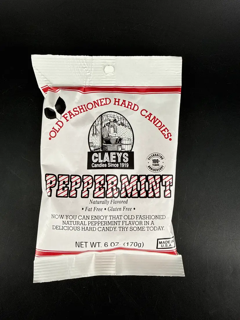 Claeys Old Fashioned Hard Candies "Peppermint" 6oz