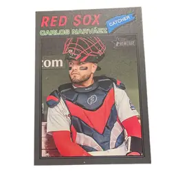 Carlos Narvaez 2026 Topps Heritage Dark Gray Border SP