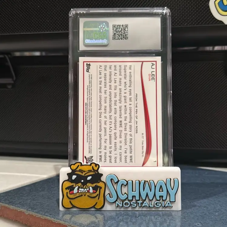 2014 Topps WWE AJ Lee #1 CSG 10 GEM MINT