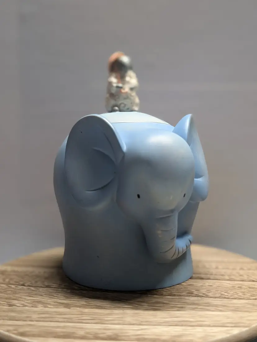 Vintage David Walker Noahs Ark Collection Canister Elephant & Sheep