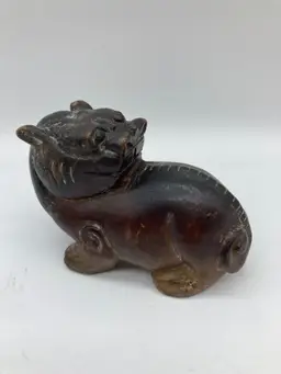 Carved Chinese Stone Lion