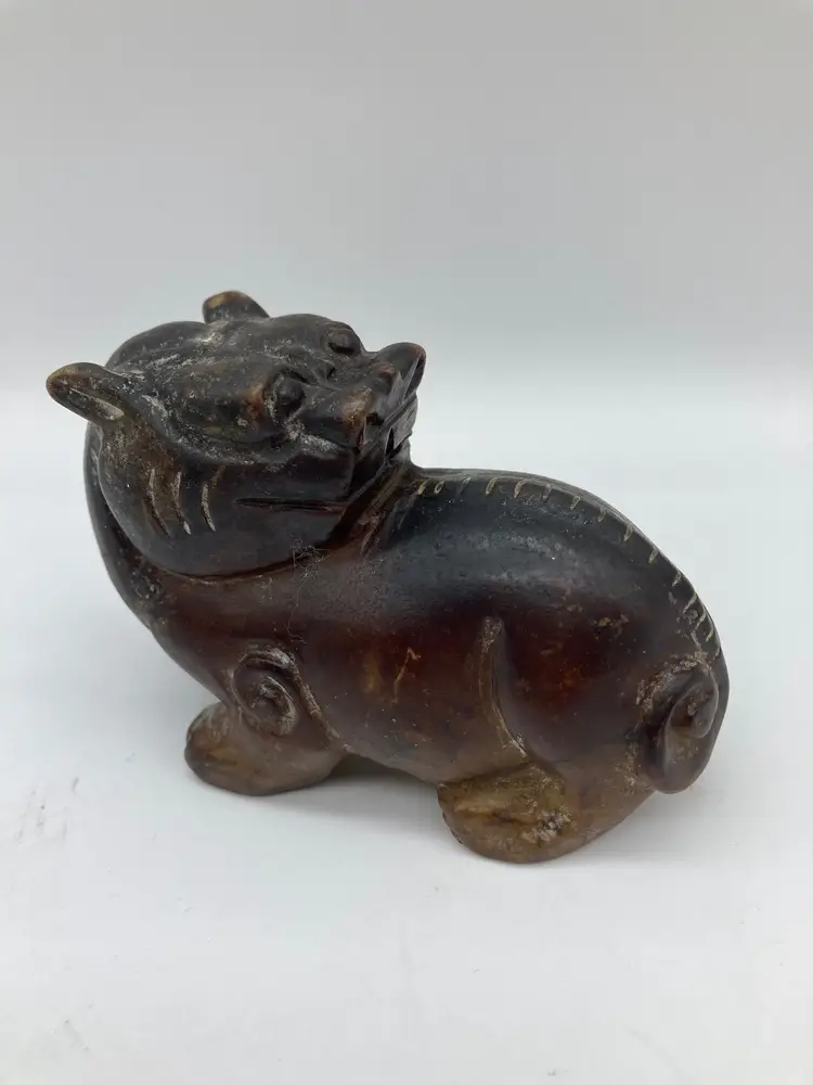 Carved Chinese Stone Lion