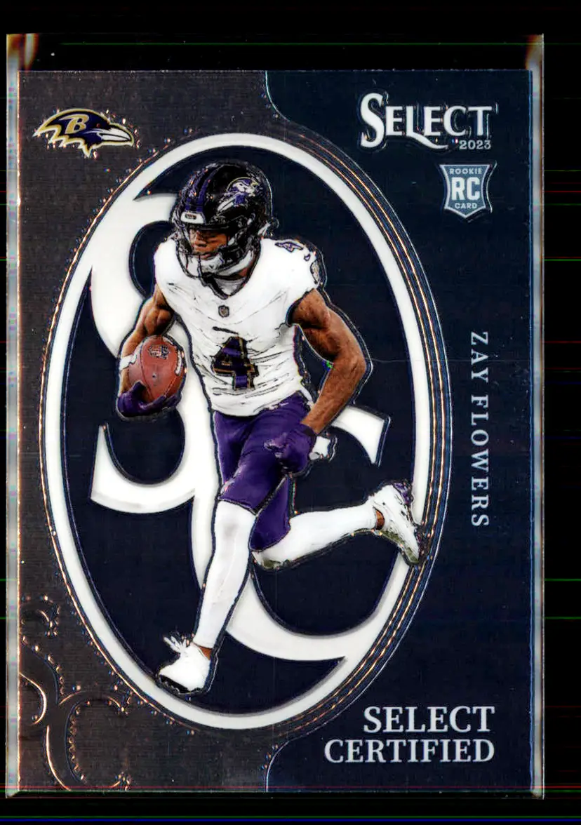 Zay Flowers 2023 Panini Select Football Select Certified #CRO-ZFL - (135) - Baltimore Ravens