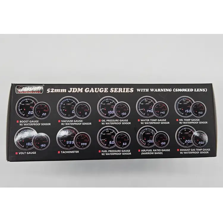 ProSport 52mm (2 1/16") Electrical Oil Pressure Gauge