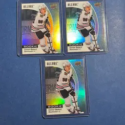 2023-24 Upper Deck Allure Connor Bedard Base Rookie #102 Chicago Blackhawks RC Bundle - Chicago Blackhawks