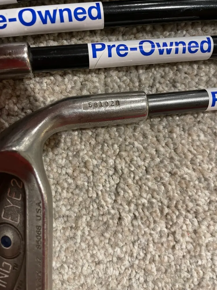 Ping Eye 2 Blue Dot - RH Iron Set 4i-SW Stiff Flex