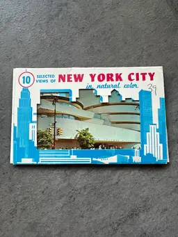Set Of 10 Unused New York City Postcards 1964