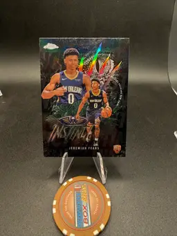 Jeremiah Fears Instinct Refractor 2025-26 Topps Chrome NBA New Ireland Pelicans