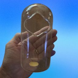Penguin Open Mouth Glass Snack Beaker Good Company VTG 1982 Art Glass Figurine