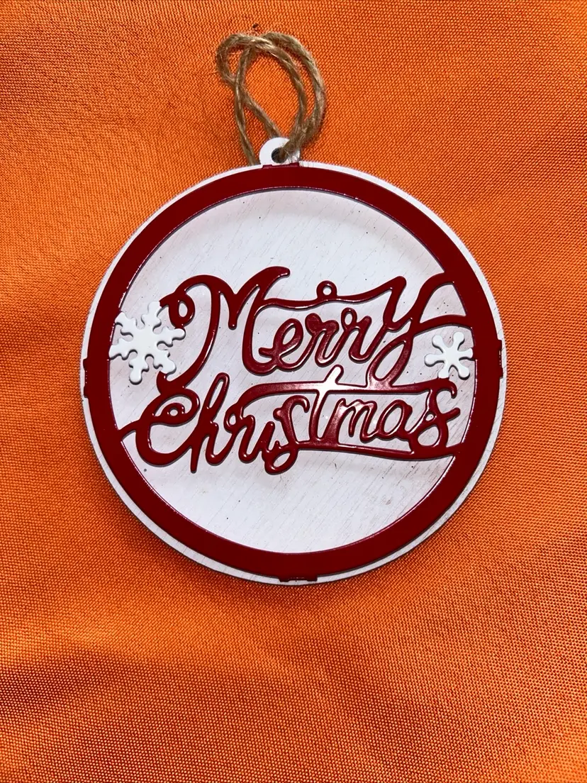 Merry Christmas Ornament