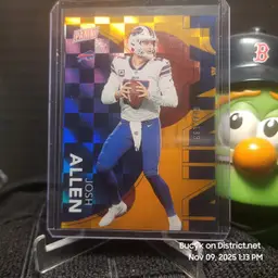 2023 Panini Nationals Orange - Josh Allen Buffalo Bills 94/199