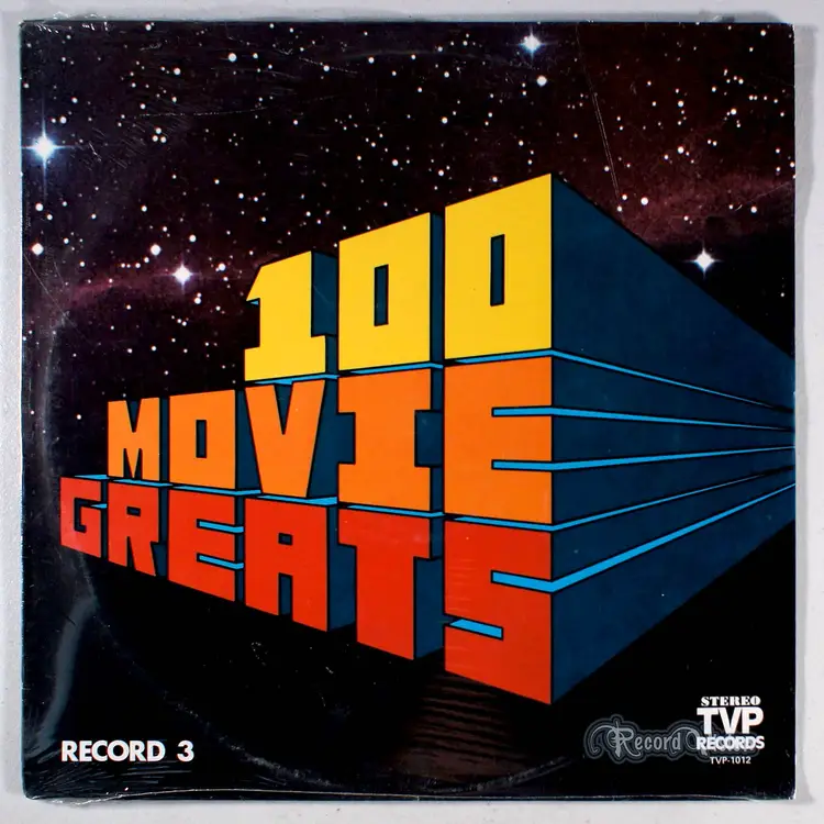 100 Movie Greats, Record 3 (1976) [SEALED] Vinyl LP • Clockwork Orange