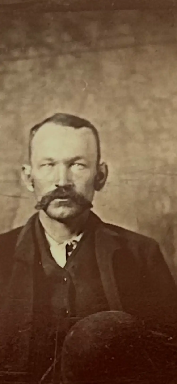 Antique Tintype Photograph 1800s James Abijah Brooks Texas Rangers PH66