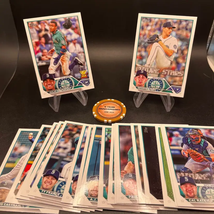 Seattle Mariners 2023 Topps Complete Team Set