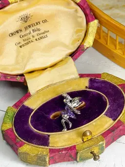 Sterling Fairy Amethyst Pendant