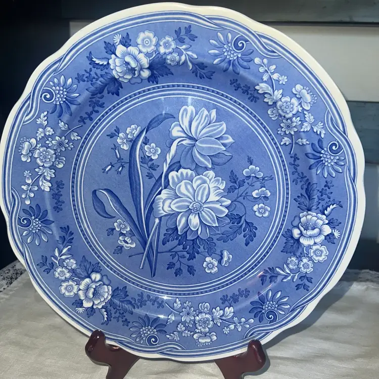 Spode Blue Room Collection “Botanicals”  10.5in Plate