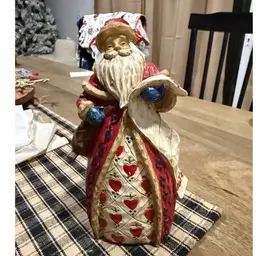 German Santa Checking His List